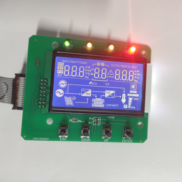 Medium size single crystal display module
