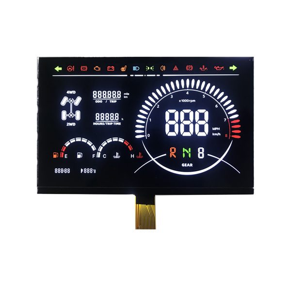 Large VA display module