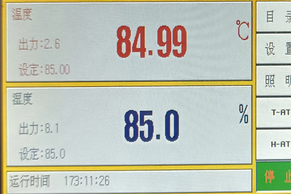 What is double 85 test? Can CNK display modules pass double 85?
