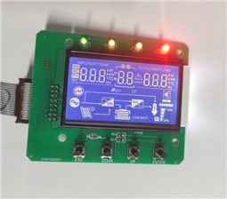Medium size single crystal display module